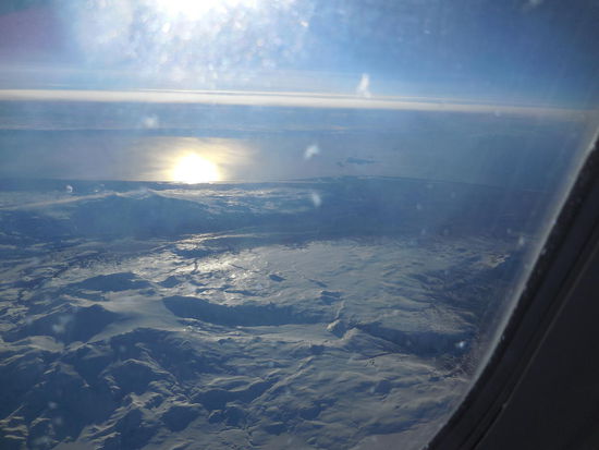 Island kommt in Sicht, wunderschön !