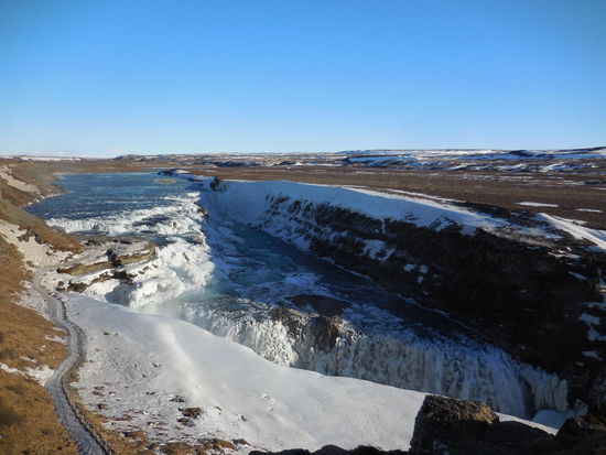 Tschüß, Gullfoss ! Wird es wohl noch kälter werden, als hier ? Die Antwort nehme ich vorweg: Ja.