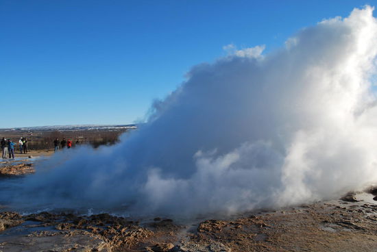 ...und Sekunden später: Nochmal ! Diesmal nicht so hoch.