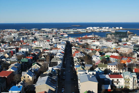 Reykjaviks bunte Dächer