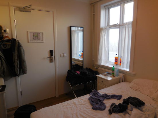 Das nur nebenbei: So sah mein Zimmer aus im Hotel Hilda...