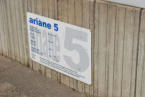 ariane 5 hebt hier auch ab