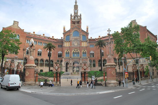 Hospital de Sant Pau - bis 2009 ein voll-funktionierendes Krankenhaus, jetzt Museum und Veranstaltungszentrum. Reinster Jugendstil...