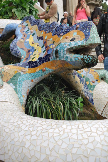 Der Drache ist eines der Wahrzeichen Barcelonas