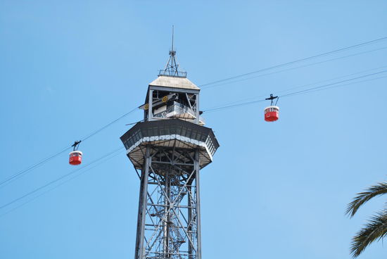 Mit der Seilbahn geht es auch auf den Haushügel Barcelonas, aber es gibt auch noch eine Standseilbahn.