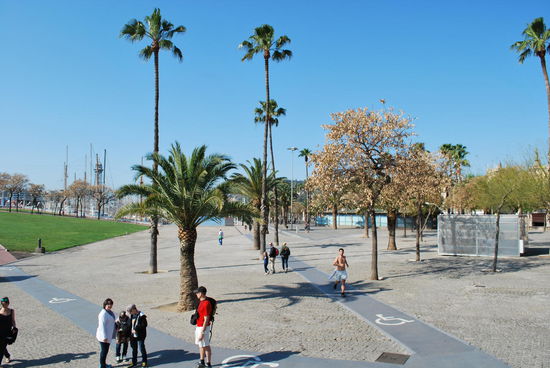 Meinen heutigen Tag starte ich an der Hafenpromenade