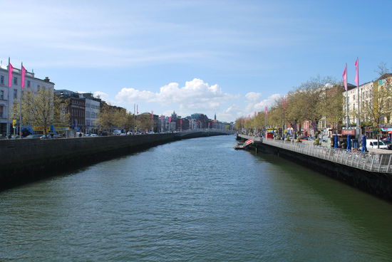 Der Liffey ist heute wieder so sauber, dass man in ihm baden könnte.