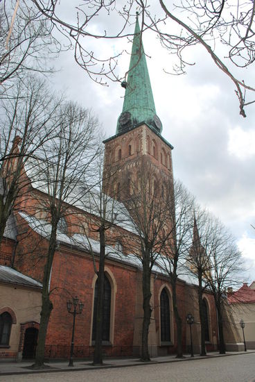 Die Backsteinkirchen sehen hier genauso aus, wie in meiner Heimatstadt Flensburg - Ostsee-Anrainer eben...