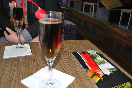 Der Cocktail heißt irgendwie so: Latvian blackout...