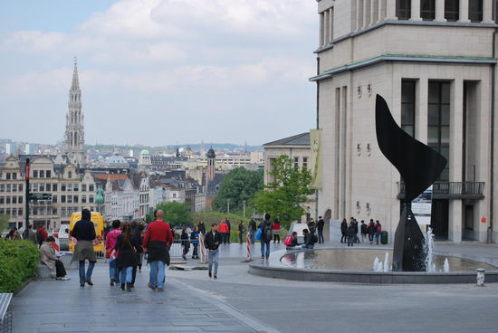Auf dem Gipfel des Mont des Arts