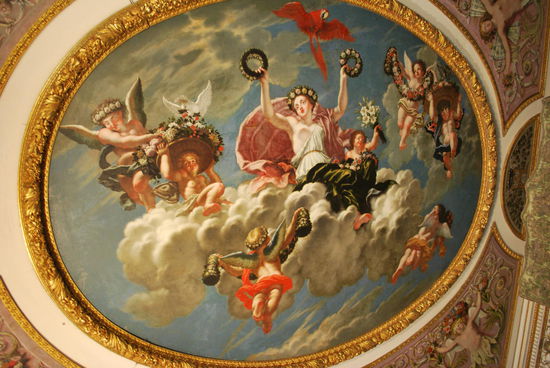 Weiter geht es: Deckenfresko