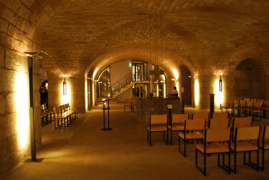 In der Krypta der Frauenkirche.