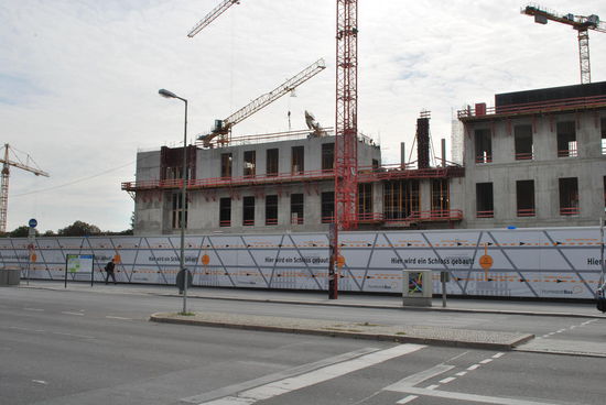 Hier wird ein Schloss gebaut !