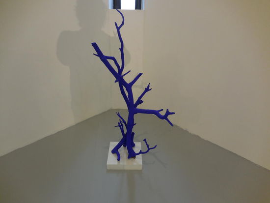 Ja, da bin ich aber begeistert ! Warum ? Ich habe vor ca. 3 Jahren mal einen Ast im Garten gefunden, den ich irgendwie schön fand und habe mir gedacht "den malst Du goldfarben an, schraubst ihn auf einen Sockel und stellst ihn dir als Kunstwerk auf". Mein Masterpiece namens "der goldene Ast" sah genauso aus, wie dieses Teil hier, nur in Gold, echt ! Irgendwie bin ich dann aber mit der künstlerischen Interpretation meines eigenen Kunstwerks nicht weitergekommen und der goldene Ast landete auf dem Kompost. Spätestens jetzt weiß ich, dass ich an einer Künstler-Karriere nur sehr knapp vorbeigeschrammt bin... 