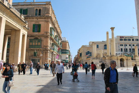 Haupteinfallstraße ins historische Valletta