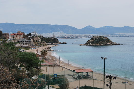 teilweise kann man von hier aus direkt auf die nächsten griechischen Inseln blicken bei klarem Wetter