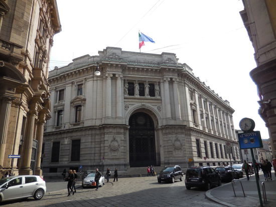 Banca d´Italia - Mailand ist ja nicht nur Mode- sondern auch Finanzmetropole Italiens. Was die Finanzen angeht, schwächelt hier einiges..