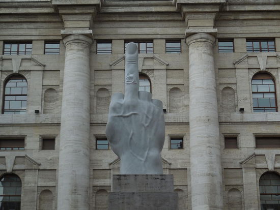 Und Mailand hat Humor...