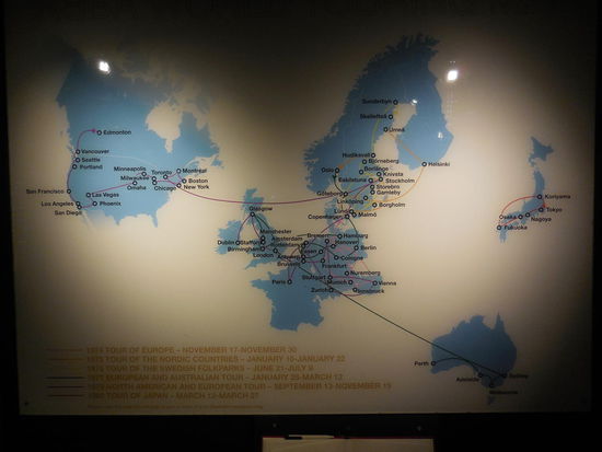 die haben Strecken abgerissen und Konzerte gegeben überall auf der Welt