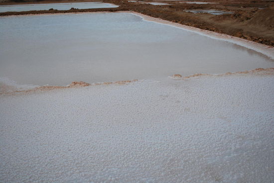 Das Abbrechen von Salzklumpen als Mitbringsel ist erlaubt.