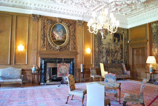 Ein einziges Foto aus dem Holyroodhouse Palaca ist mir geblieben: Dieses. Und ich könnte nicht mal ansatzweise sagen, was das nun für ein Salon ist.