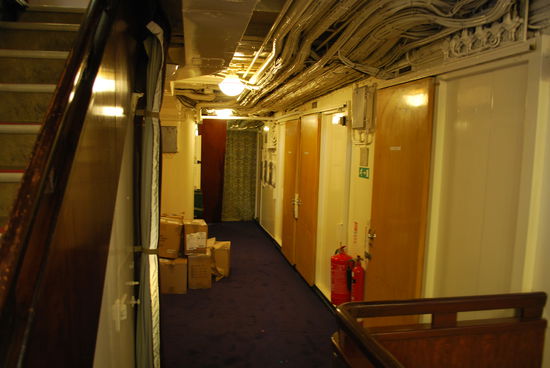 es herrscht bei weitem nicht überall auf der Yacht Luxus...