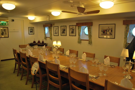 Offiziersmesse - hier dinierten die Offiziersränge