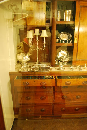 the silver pantry - hier wird das Tafelsilber aufbewahrt.