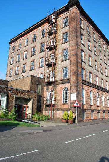 1785 war das Gebäude noch eine Baumwoll-Spinnerei...