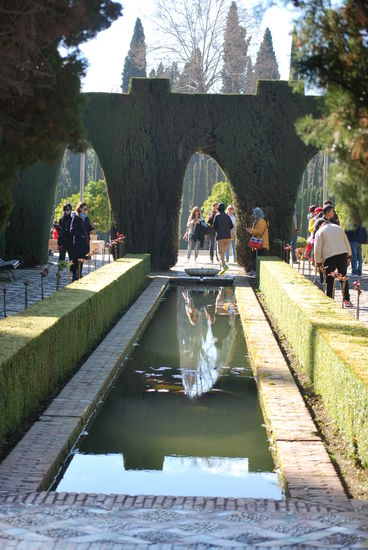 hier bin ich schon raus aus den Nasriden-Palästen und in den wunderbaren Gärten Generalife