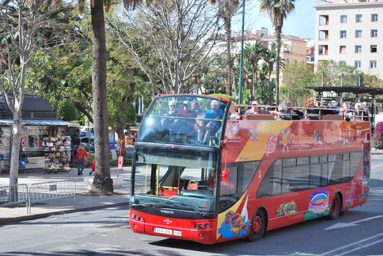 und da kommt der Bus auch schon...