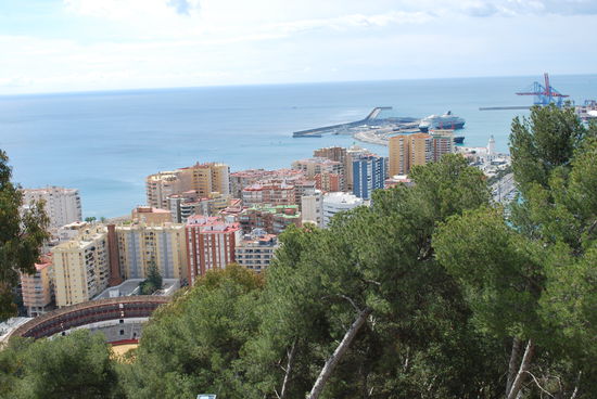 toller Ausblick auch auf die Stierkampfarena