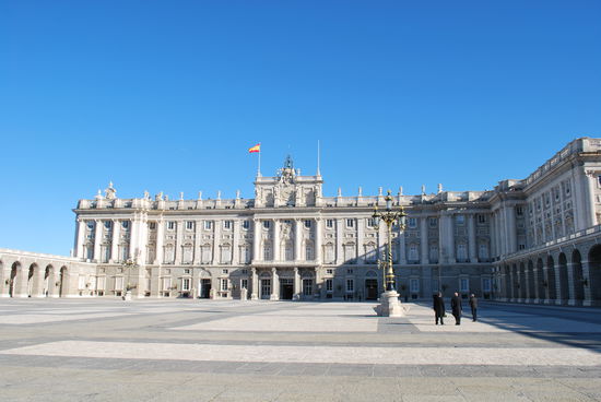 Palacio Real Madrid, WOW !!! Riesig, das Teil.