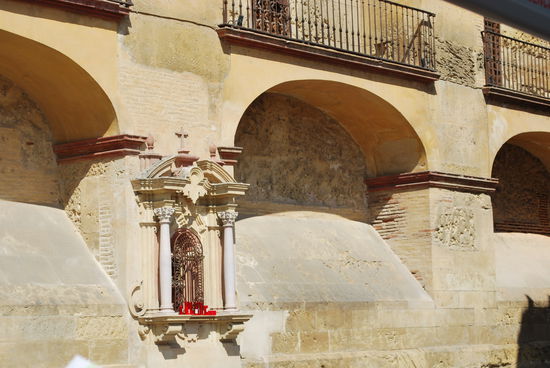 An der Rückseite der Mezquita