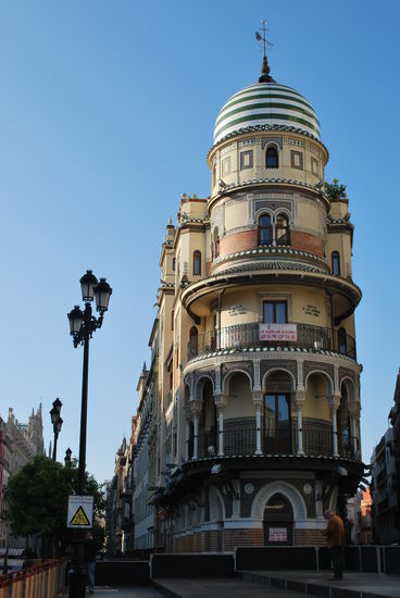 schöne Architektur in Sevilla