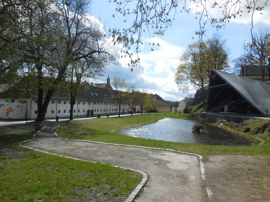 Auf dem Gelände der Akershus Festning