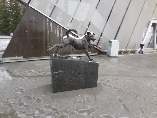 Hunde-Statue Bikkja i bakka