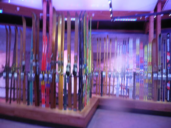 ...leider verwackelt, aber das hier ist Ski-Wissenschaft...