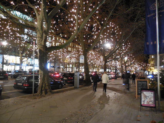 Weihnachtsbeleuchtung am Ku´Damm