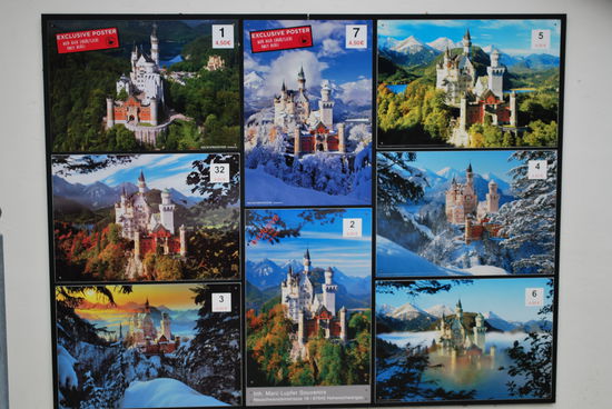 Kitschposter gefällig ? Heute nicht kaufbar, da Souvenirshop geschlossen.