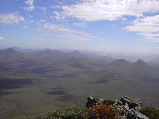 Blick vom Gipfel des Toolbrunup