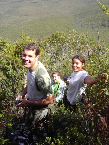 In der Wildniss - hier noch auf dem offiziellen Wanderweg