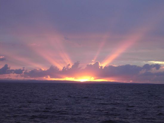 Genialer Sonnenuntergang in Busselton