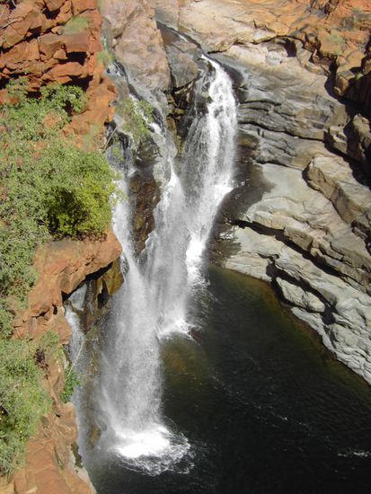 Wasserfälle in der Lennard Gorge