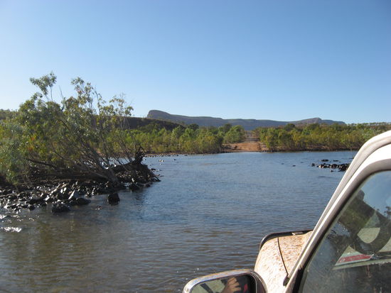 Flussdruchfahrt auf der Gibb River Road