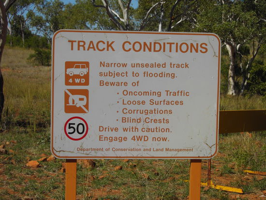 Anfahrt zu den Bungle-Bungles