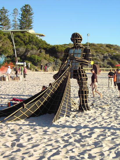 Sculptures by the sea at Cotttesloe beach I