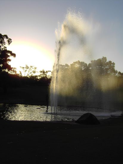 Wasserfontaene im Kings Park