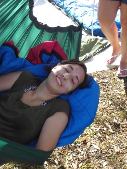 Meine Haengematte war sehr beschaeftigt an dem Wochenende.