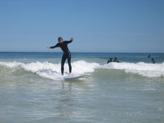 Der Beweis - ich hab auf nem Surfbrettt gestanden